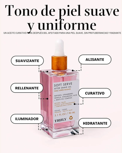 Aceite Post-Afeitado Soft Serve ✨ | Anti-Irritación y Vellos Encarnados